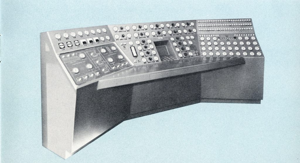 This mechanical services control console on the 4th floor was the 1st of its size and type. It controlled and monitored 55 systems throughout the building.