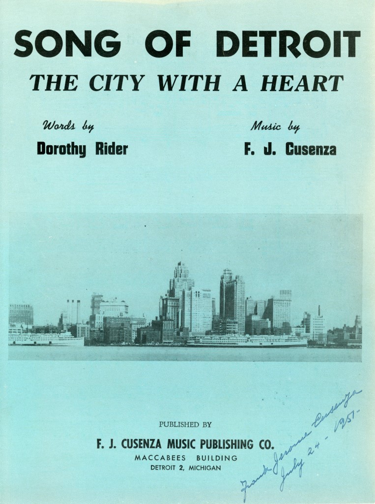 Song of Detroit, The City With a Heart, 1950