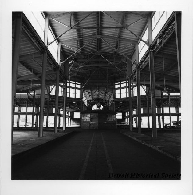 Interior of Shed 3 at the Eastern Market, 1972 - 2008.033.393