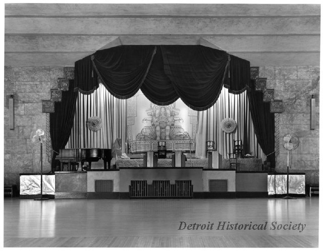 The stage of the Vanity Ballroom, 1975 - 2010.033.332