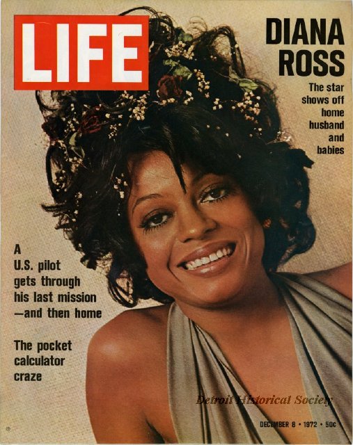 Diana Ross on the cover of Life Magazine, 1972 - 2012.005.038