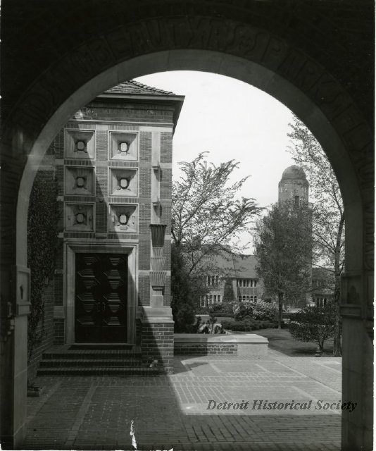 Photo of Cranbrook School dining hall, 1960 - 2012.022.271