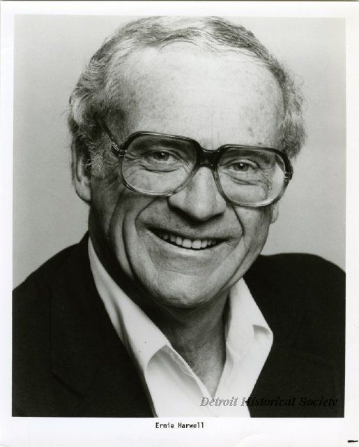 Ernie Harwell headshot, 1980s - 2012.022.631