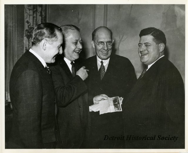 Charles Kettering (middle-right) with other automotive industry leaders, 1955 - 2012.032.212