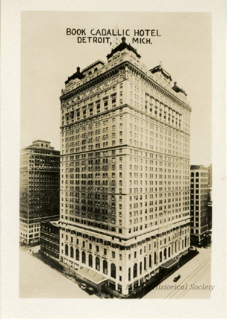 Book-Cadillac Photograph, 1927