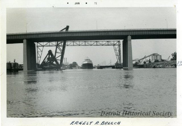 Fisher Freeway Bridge over the River Rouge, 1974