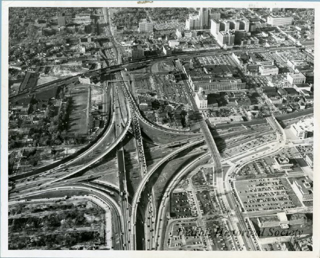 Edsel Ford Freeway and the Lodge Freeway